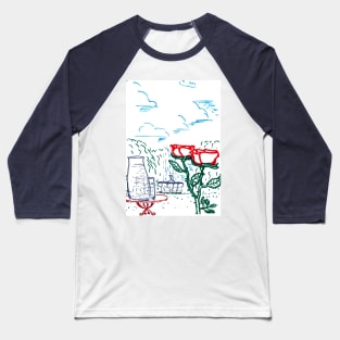 Summer Garden Baseball T-Shirt